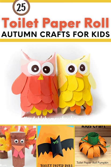 25 Totally Awesome Toilet Paper Roll Fall Crafts for Kids