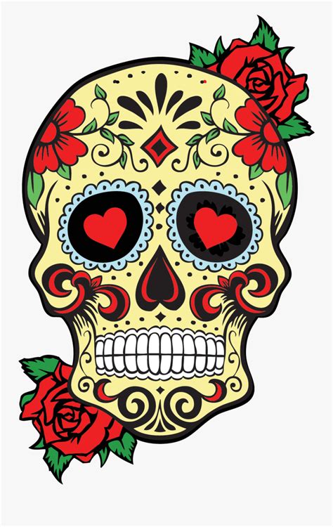 Calavera Sugar Skull Drawing , Free Transparent Clipart - ClipartKey