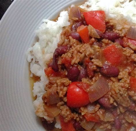 crafts and spices: Fakeaway Friday: Chilli Con Carne with Boiled Rice