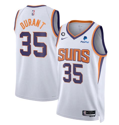 Men's Phoenix Suns #35 Kevin Durant Blue 2022-23 City Edition Stitched Basketball Jersey on sale ...