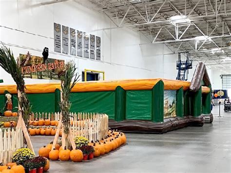 Corn Maze | Fall Festival Inflatable Maze | Halloween Party Corn Maze