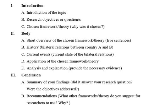 case study paper outline