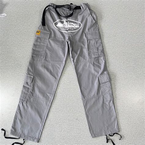 Corteiz Grey Cargo Trousers - Etsy