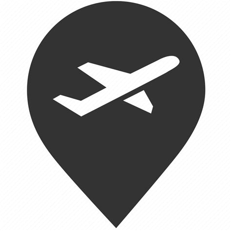 Airport, location, map, position, direction, marker, pin icon - Download on Iconfinder