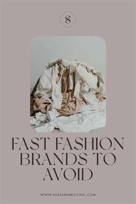 A List Of Fast Fashion Brands to Avoid & Why — Sustainably Chic Next Clothes, Second Hand ...