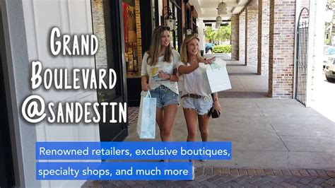 Grand Boulevard Sandestin Offers Shopping, Dining, Hotels & More - YouTube