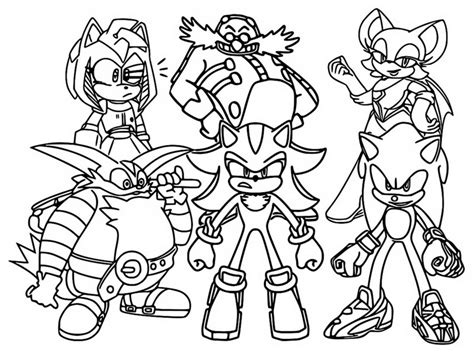 Coloring page Sonic Prime : Characters 1