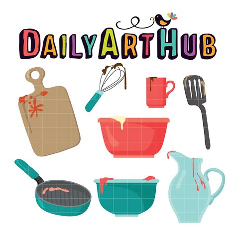 Dirty Dishes Clip Art Set – Daily Art Hub – Free Clip Art Everyday