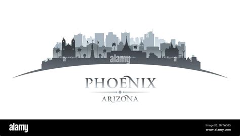 Phoenix Arizona city skyline silhouette. Vector illustration Stock Vector Image & Art - Alamy