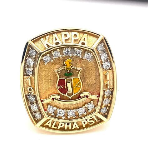 KAPPA ALPHA PSI SHIELD RING - 14K Gold