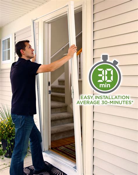 ODL Brisa Retractable Screen Doors - easy installation, average 30 minutes | Exterior patio ...