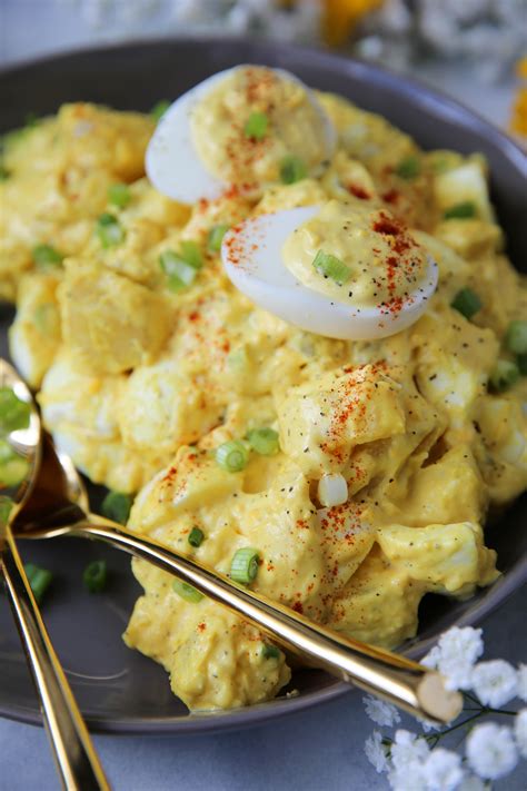 Deviled Egg Potato Salad - PaleOMG.com