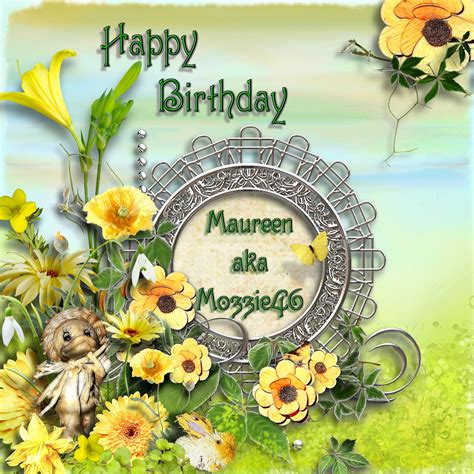 Happy Birthday Maureen | Digital Scrapbooking at Scrapbook Flair