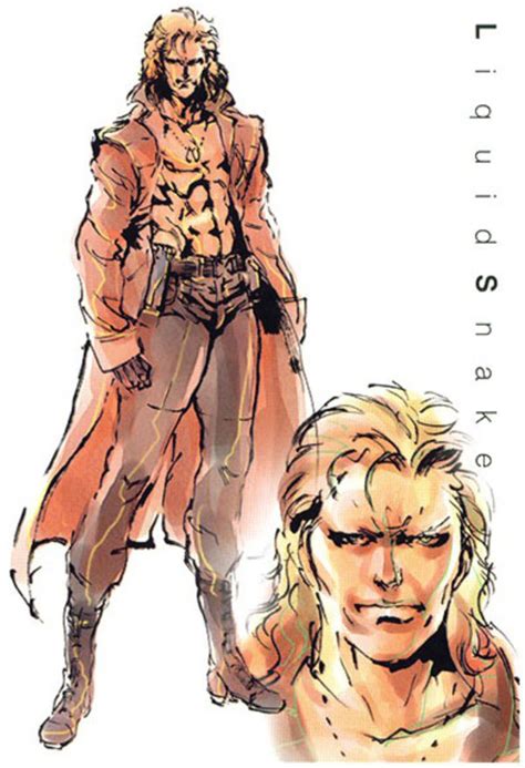 Liquid Snake from Metal Gear Solid | Game-Art-HQ