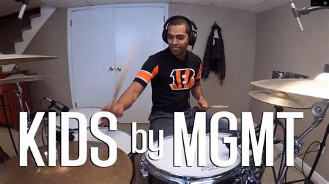 Kids by MGMT (drum cover) - YouTube