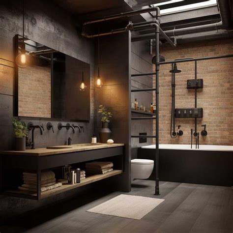 3 Tips to Nail the Modern Industrial Bathroom Look • 333k+ Inspiring Lifestyle Idea ...