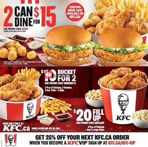 KFC Canada, flyer - (Special Offer - ON): June 4 - July 26, 2020 ...