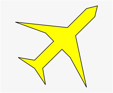 yellow airplane clipart - Clip Art Library