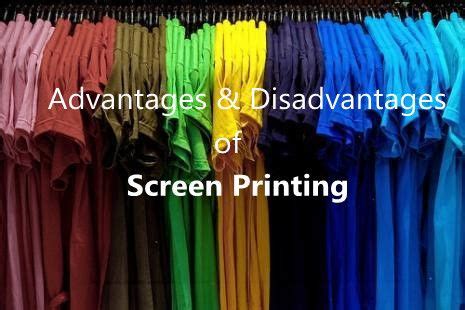 Advantages and Disadvantages of Screen Printing | Screen printing, Prints, Custom clothes