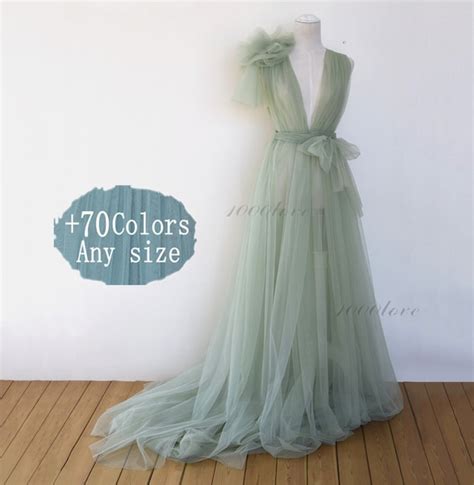 Pea Green Sheer Tulle Dress Formal Evening Dresses Sleeveless - Etsy