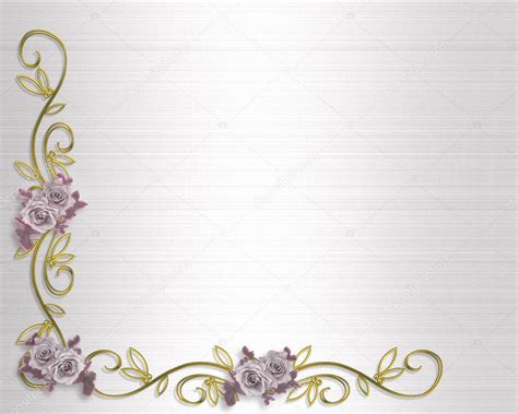 Roses Border Lavender Wedding Invitation Stock Photo by ©Irisangel 2088542