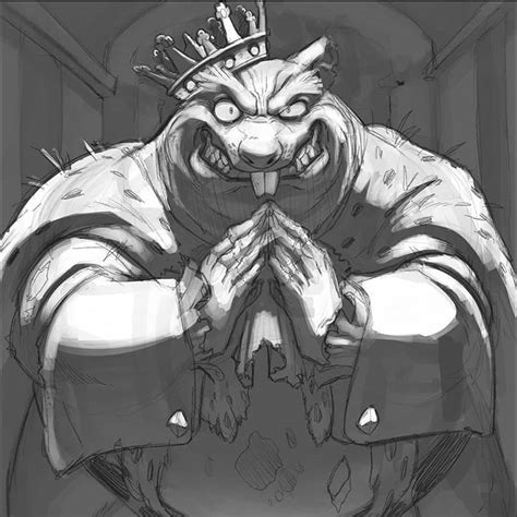 The Rat "King" watches over his domain. But which one of these sketches captures his best side ...