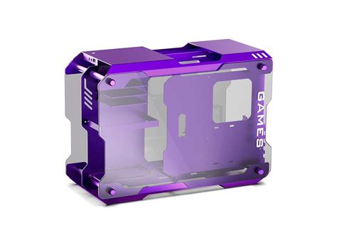 Zeaginal ZC-01M Purple MATX/ ITX Non-Fan With Side Window Support 240mm ...