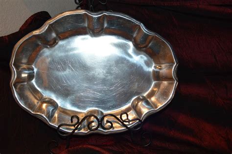 Wilton Armetale Queen Anne Tray/Platter Dish Oval Serving 17"x12 1/2" | Platters, Wilton ...