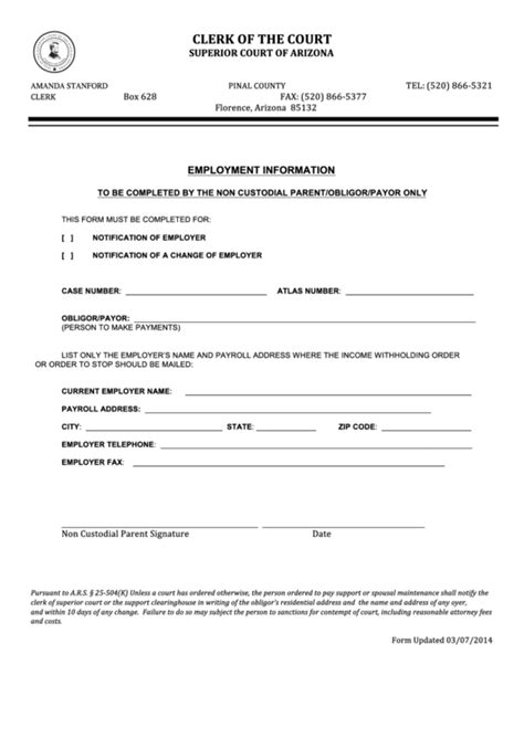 34 Arizona Superior Court Forms And Templates free to download in PDF