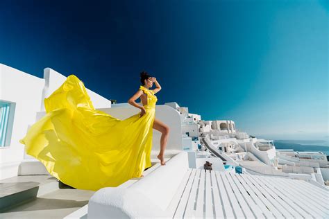 Pin on Flying dress in Santorini