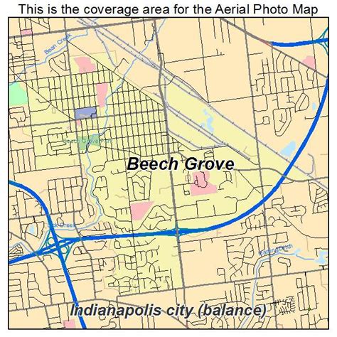 Map Of Beech Grove Indiana - Printable Online