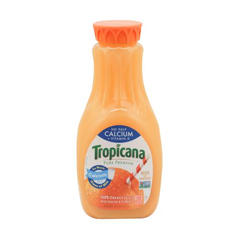 Tropicana Calcium Fortified Orange Juice Nutrition Facts | Besto Blog