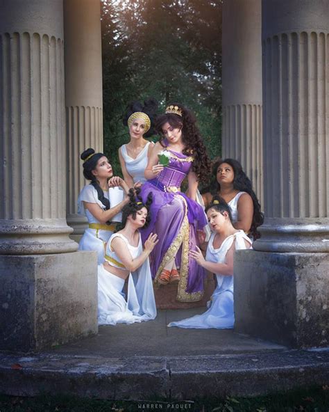 Megara and the Muses from Hercules Cosplay