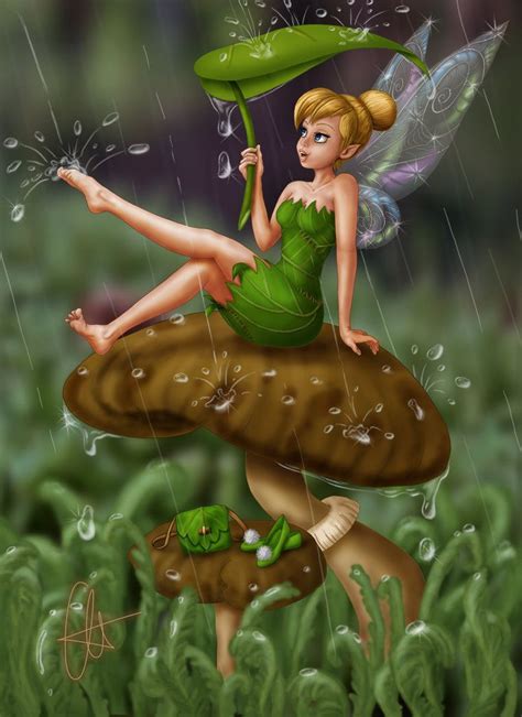 Tinkerbell in Summer Rain