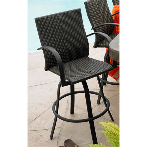 Outdoor GreatRoom Swivel Bar Stools - Set of 2 - Walmart.com - Walmart.com