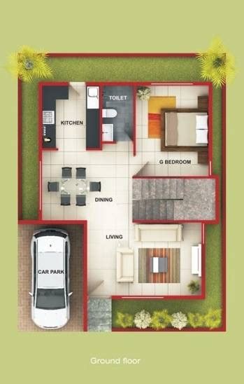 500 Sq Ft House Plans South Indian Style 45+ East Facing 2bhk House ...