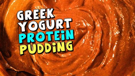 Greek Yogurt PROTEIN Pudding Recipe (Quick & Easy) - YouTube
