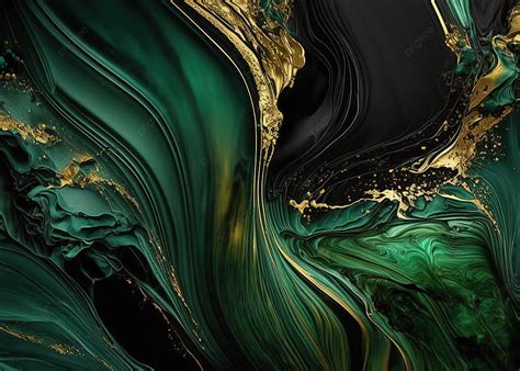 Green And Gold Marble Abstract Background, Wallpapers, Gold, Watercolor Background Image And ...