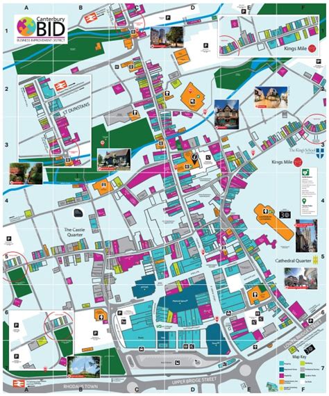 Canterbury Shopping Map - Canterbury Bid