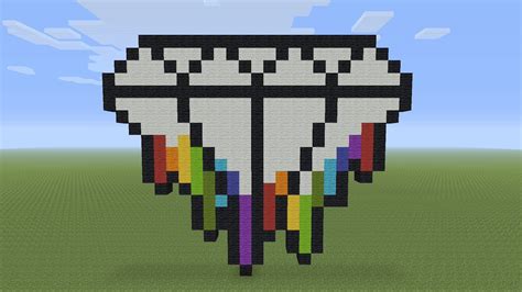 Minecraft Pixel Art Diamond : Pixel art diamond красный алмаз