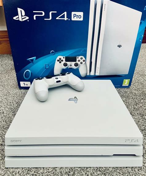 PlayStation/PS4 Pro 1TB Glacier White Console | in Grimsby, Lincolnshire | Gumtree