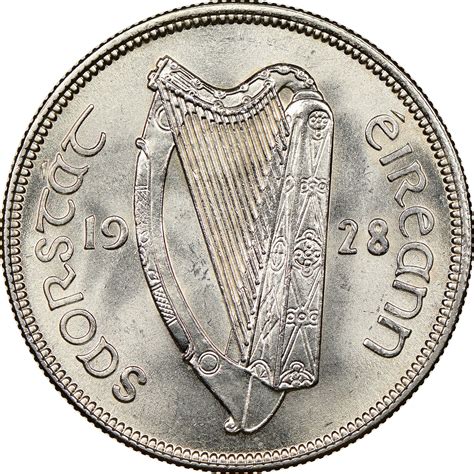 Ireland Republic 1/2 Crown KM 8 Prices & Values | NGC