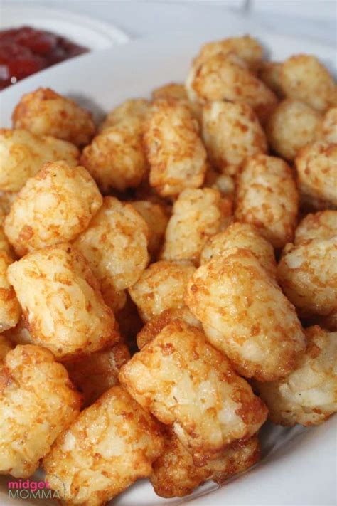 Air Fryer Frozen Tater Tots - PERFECT Tater tots every time!