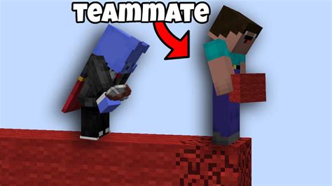 Annoying My Teammates in Bedwars... - YouTube