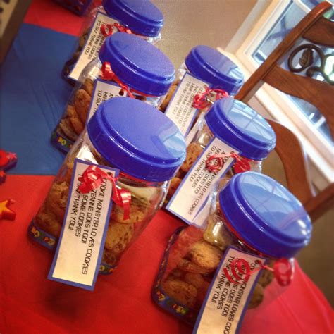 Cookie Monster Birthday! Cookie Jar party favors! Cookie Monster Party, Cookie Jars, Sesame ...