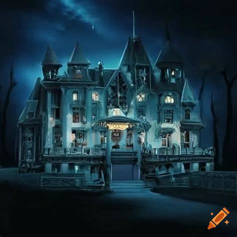 Vampire mansion on Craiyon