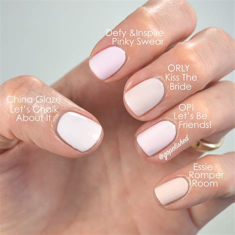 Go Polished: Pale Pink Polish Showdown!