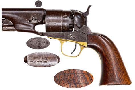 Martially Marked Early 1863 Production Colt Model 1860 Army Revolver