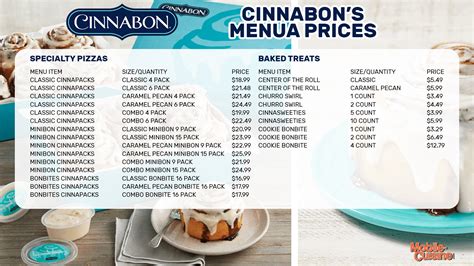 Cinnabon’s Menu Prices + 4 Free BonBites (2024)