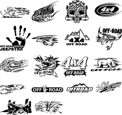 Stickers for car Free Vector cdr Download - 3axis.co